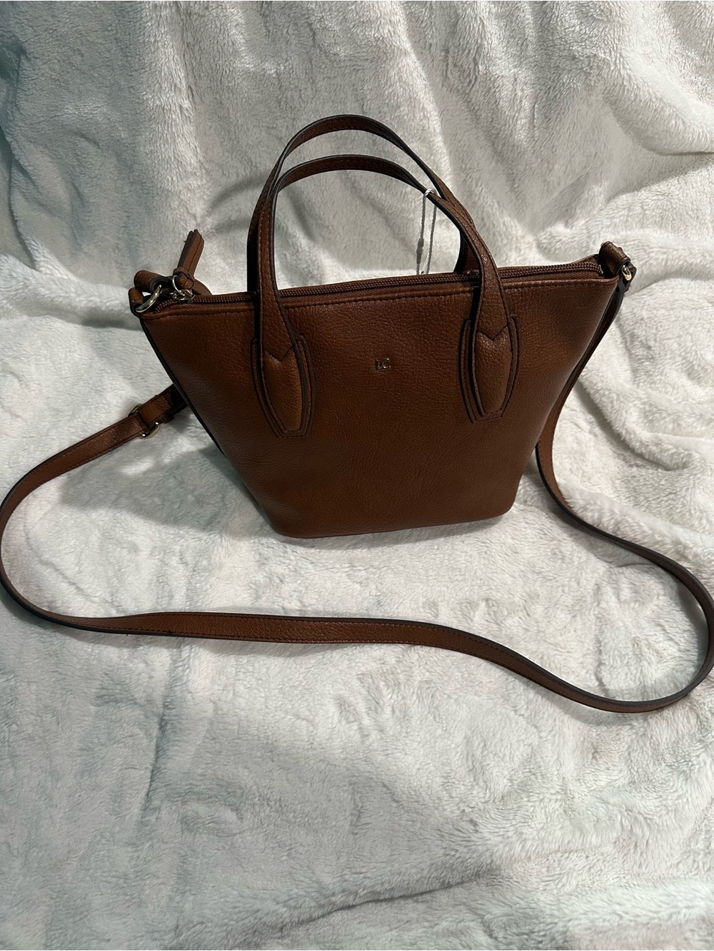 Liz Claiborne Crossbody Tote Bag in Brown